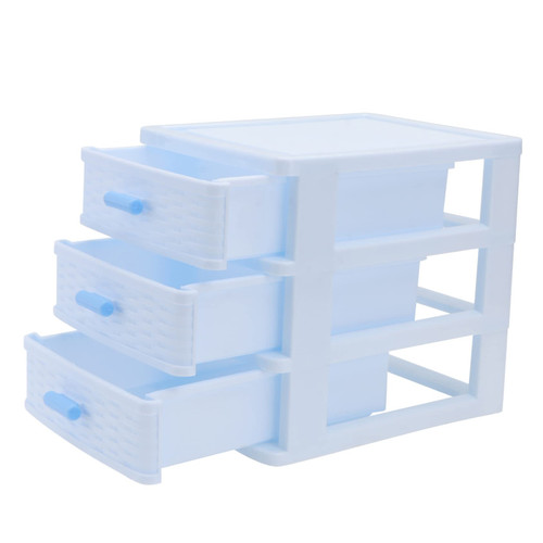 CHILDWEET 1pc Box Desktop Storage Box Makeup Organizers and Storage Makeup Case Container Desktop Drawer Organizer Makeup Drawer Plastic Storage Bins Stationery Cabinet Small Drawer To Stack
