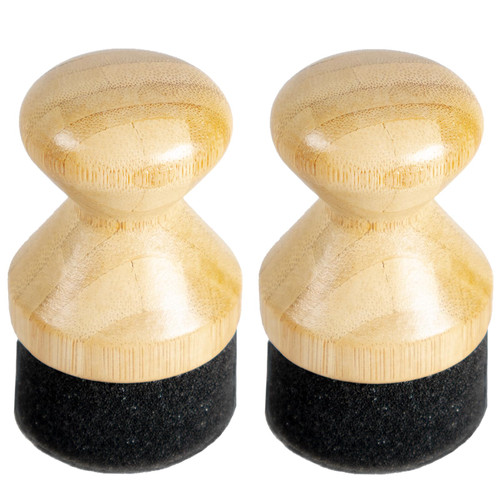 2 Pcs Cutting Board Oil Wood Wax Applicator, Food Grade Mineral Oil Beeswax Wood Conditioner Applicator for Round Wood Cutting Board, Butcher Blocks, Bamboo 2 Pcs Cutting Board Oil Wood Wax Applicator, Food Grade Mineral Oil Beeswax Wood Conditioner Applicator for Round Wood Cutting Board, Butcher Blocks, Bamboo