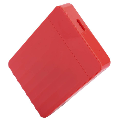 HDD Enclosure, USB3.0 Mobile Hard Disk Box 2.5-inch SATA Hard Drive or SSD Solid State Drive External Hard Disk Box Compatible for OSXfor Windows System (Red)