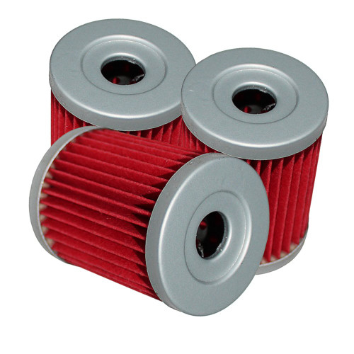 Caltric 3 Pack Oil Filter Compatible with Suzuki Dr200 Dr200S Dr200Se 1986-1991 1996-2017