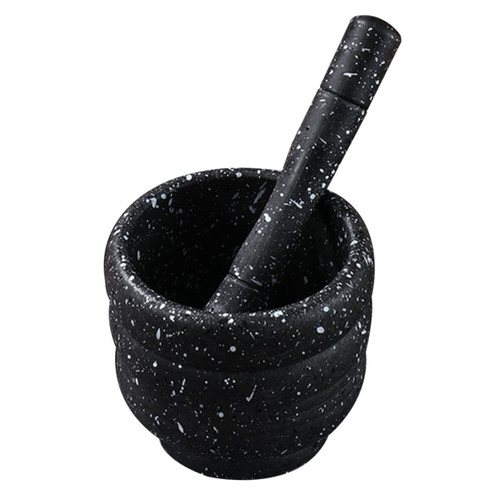 MARMERDO 1 Set Garlic Masher Household Garlic Pounder Garlic Crush Pot Mincer Mixing Grinding Bowl Guacamo Mortar Pestle Garlic Pounder Bowl Pp Complementary Food Grinding Pestle Baby