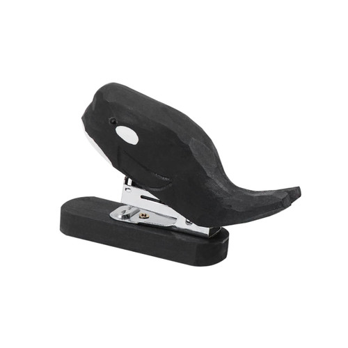 Paper Stapler for Home Office Kids Stapler Mini Stapler Office Stapler Supplies Stapling Machine Paper Punching Tool Whale Stapler Table Stapler Stationery Wooden Student Heavy