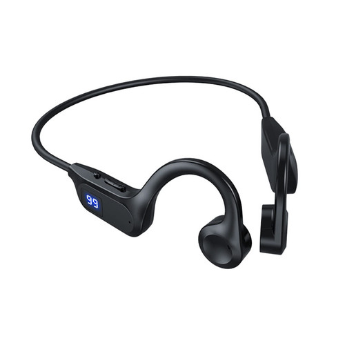 OAVQHLG3B Bluetooth Conduction Headphones Open Ear Headphones Bluetooth 5.2 Sports Wireless Earphones with Built in Mic,Sweat Sport Headset Bluetooth Ear Buds Bluetooth Earphones