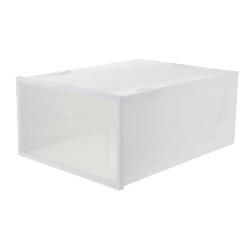 BESTOYARD 1pc Transparent Drawer Shoe Box Plastic Shoe Case Plastic Boot Storage Rack Clear Shoe Drawer Shoe Rack Plastic Case Transparent Shoes Organizer Clamshell Abs Thicken Sneakers
