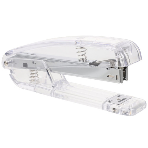1pc Transparent Stapler School Desktop Stapler Desk Staplers Manual Stapler Heavy- Duty Staplers Cut Stapler Effort Desk Stapler staplers for Desk Plastic Office Book Stationery
