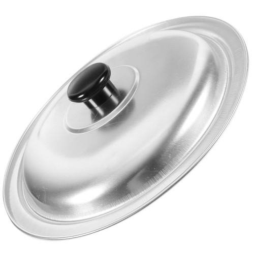 Yardwe Replacement Lid for Skillet Fry Pan Lids Universal Pot Lid Replacement Lids for Pots Microwave Lid Pan Cover Kitchen Pot Lids Universal Pan Lid Aluminum Wok Cover Old Fashioned
