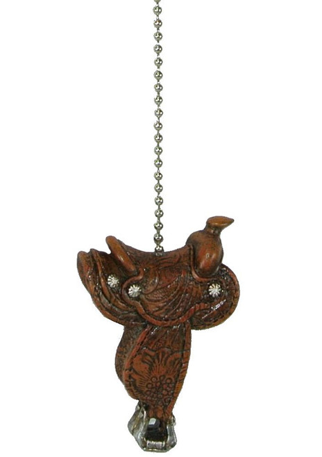 Cowboy Western horse Saddle Ceiling Fan Pull chain extender