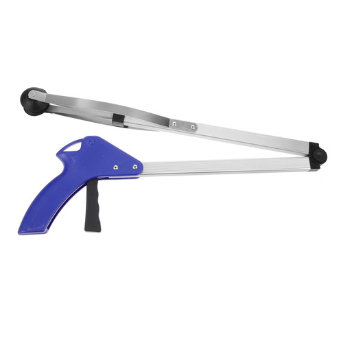 FONDOTIN Garden Waste Pliers Handheld Trash Picker Reacher Pickup Tool Grabber Pickup Tool Grabber Tool Trash Clamp Long Handle Pick up Tool Garbage Grabber Folder Plastic Long Claws Office