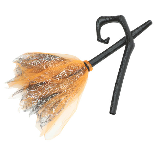 Abaodam Halloween Decorations Halloween Witch Broom for Decor Cosplay Broom Props Witch Costume Accessories Halloween Broomstick Cosplay Witch Broom Witches Broom Clothing Supplies Plastic