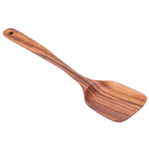 Wooden Wok Spatula for Non Stick Cookware, Natural Teak Cooking Kitchen Utensils, Shovel Long Handle Cooking Turner Non?Stick Spatula Flat Frying Spatula Kitchen Utensils Kitchenware Wooden Wok Spatula for Non Stick Cookware, Natural Teak Cooking Kitchen Utensils, Shovel Long Handle Cooking Turner Non?Stick Spatula Flat Frying Spatula Kitchen Utensils Kitchenware