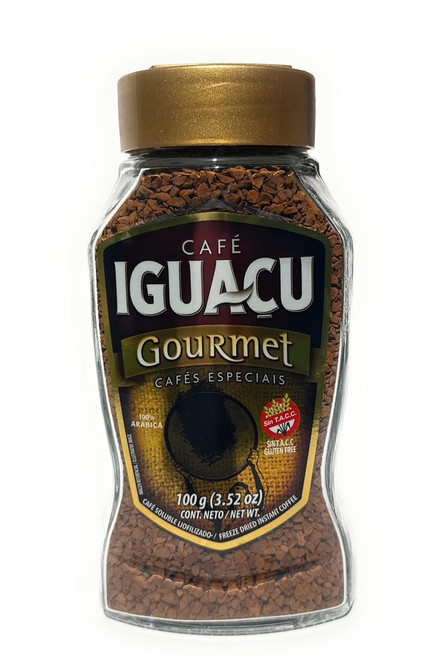 Cafe Iguacu Gourmet Cafe Especials Freeze Dried Instant Brazilian Coffee, 100 grams (Pack of 1) Cafe Iguacu Gourmet Cafe Especials Freeze Dried Instant Brazilian Coffee, 100 grams (Pack of 1)