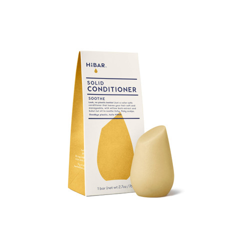 HIBAR Soothe Conditioner Bar, Dandruff Conditioner for Itchy, Dry Scalp Relief, Color-Safe Bar Conditioner, Improves Scalp Health, Eco-Friendly Packaging, Formulated to Calm and Reduce Flakiness HIBAR Soothe Conditioner Bar, Dandruff Conditioner for Itchy, Dry Scalp Relief, Color-Safe Bar Conditioner, Improves Scalp Health, Eco-Friendly Packaging, Formulated to Calm and Reduce Flakiness