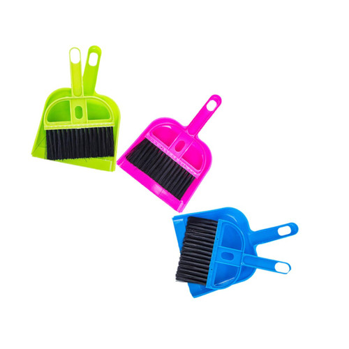 6 Sets Mini Broom Dustpan Tiny Broom Dustpan Hand Brush and Dustpan Computer Brush Kit Keyboard Broom Keyboard Brush Kit Mini Brush Dust Pan Desktop Broom Clean Keyboard Table Pet