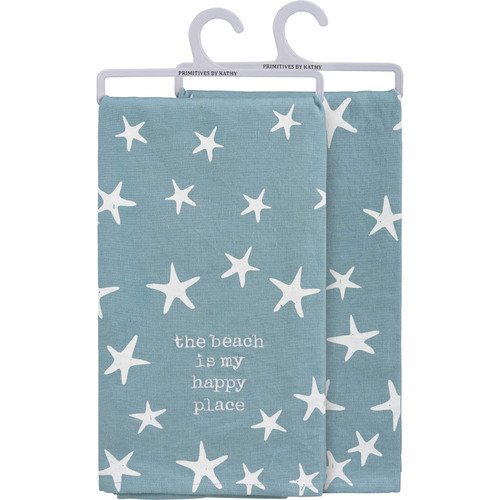 Primitives by Kathy Kitchen Towel - The Beach is My Happy Place