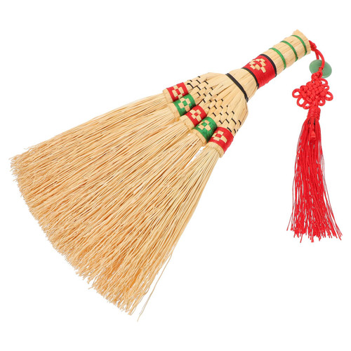 Healifty Corn Whisk Broom Handheld Brush, Small Whisk Bed Desktop Sweeping Small Corn Broom Household Cleaning Corn Broom Tool