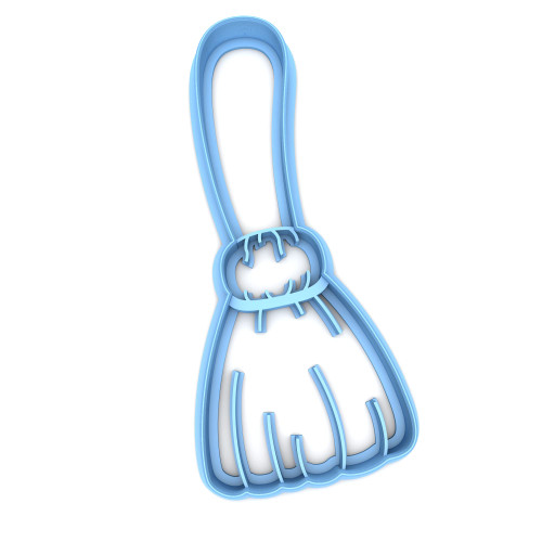 Sweet Prints Inc Broom Cookie Cutter - Dishwasher Safe (4")