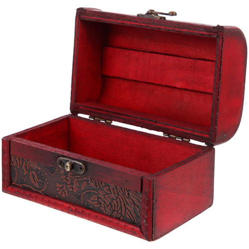 IMIKEYA Box Small Wooden Box Decorative Keepsake Chest Wooden Trinket Case Wood Treasure Chest European Jewelry Case Antique Earring Organizers Necklace Storage Case Earrings Commemorate IMIKEYA Box Small Wooden Box Decorative Keepsake Chest Wooden Trinket Case Wood Treasure Chest European Jewelry Case Antique Earring Organizers Necklace Storage Case Earrings Commemorate