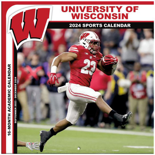 Turner Licensing, Wisconsin Badgers 2024 Mini Wall Calendar
