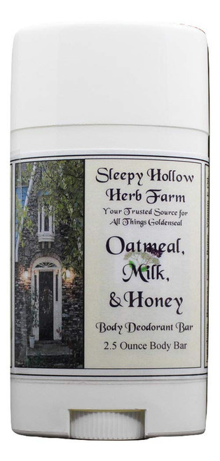 Oatmeal, Milk, & Honey Deodorant Bar 2.5 oz. | No Aluminum | No Cornstarch | Sleepy Hollow Herb Farm