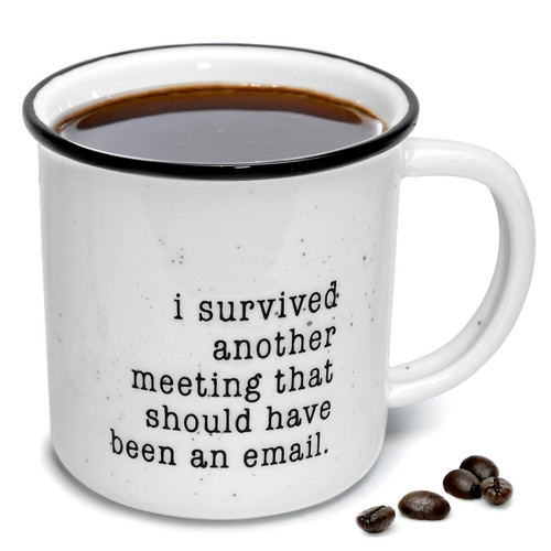 I Survived Another Meeting That Should Have Been An Email Mug 11 Ounce, I Survived A Meeting Mug Funny Coffee Mug I Survived Another Meeting Funny Mug I Survived Mug Coffee Mug Survived Meeting Cup