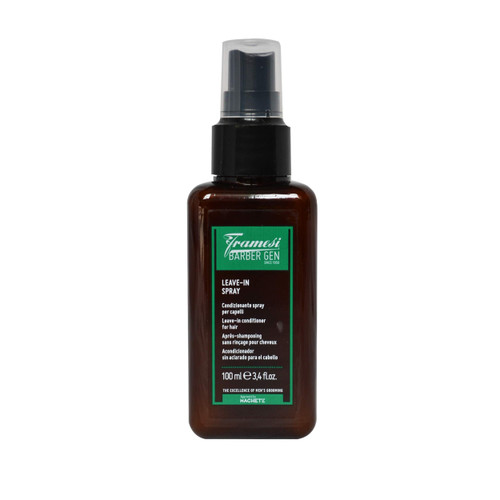 Framesi Barber Gen Leave In Conditioner, 3.4 fl oz, Beard and Hair Conditioning Spray