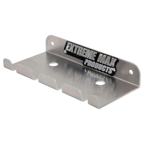 Extreme Max 5001.6297 6" Mini Air Tool Holder for Enclosed Race Trailer, Shop, Garage, Storage - Silver