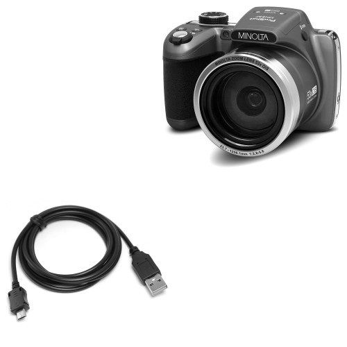 BoxWave Cable Compatible with Minolta MN35Z - DirectSync Cable, Durable Charge and Sync Cable