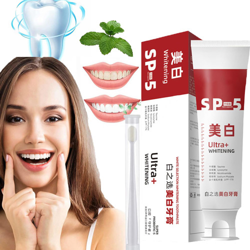Sp-5 Toothpaste,Sp 5 Tooth Whitening,Whitening Toothpaste Sp 5,We2c Whitening Toothpaste Teeth,Sp-5 Probiotic Brightening Toothpaste,Deep Cleaning Care Toothpaste (A)
