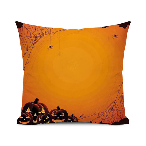 SARNFANS Halloween Throw Pillow Cushion Cover,Lanterns Horror Time of Year Trick Or Treat,Decorative Square Accent Pillow Case,Brown Orange 22x22 inch SARNFANS Halloween Throw Pillow Cushion Cover,Lanterns Horror Time of Year Trick Or Treat,Decorative Square Accent Pillow Case,Brown Orange 22x22 inch