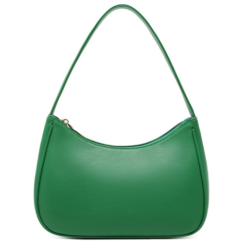 CYHTWSDJ Shoulder Bags for Women, Cute Hobo Tote Handbag Mini Clutch Purse with Zipper Closure (Green A)