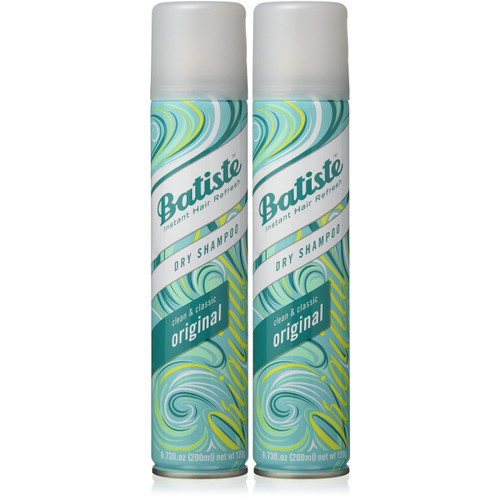 Batiste Dry Shampoo, Original Fragrance, Refresh Hair and Absorb Oil Between Washes, Waterless Shampoo for Added Texture Body, 6.35 OZ Bottle, White Batiste Dry Shampoo, Original Fragrance, Refresh Hair and Absorb Oil Between Washes, Waterless Shampoo for Added Texture Body, 6.35 OZ Bottle, White