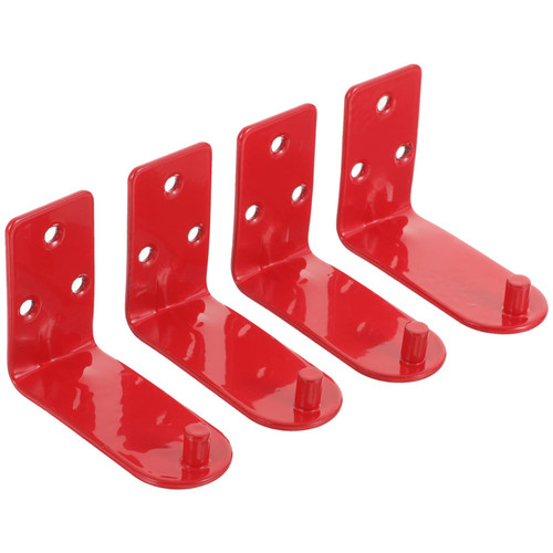 OSALADI 4pcs Fire Extinguisher Bracket Fire Extinguisher Rack Dry Extinguisher Mount Fire Extinguisher Mount Metal Stand Fire Extinguisher Wall Hanger Plastic Wall-mounted Supplies