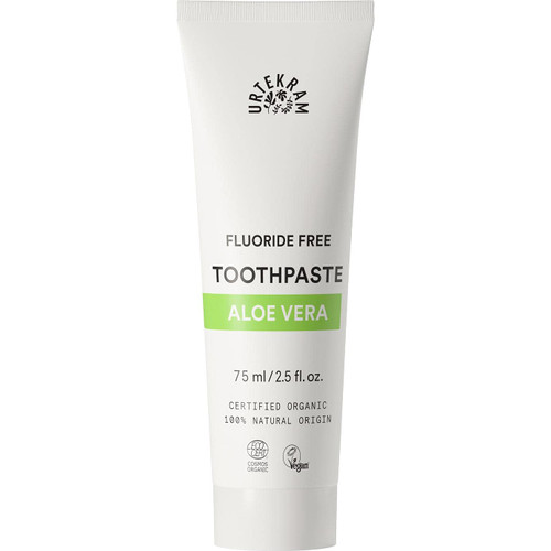 Organic Aloe Vera Toothpaste- Made in Denmark by Urtekram, 75 Ml. Organic Aloe Vera Toothpaste- Made in Denmark by Urtekram, 75 Ml.