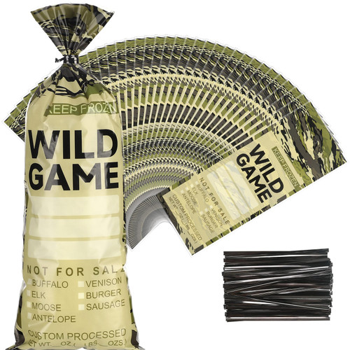 Noveread 200 Pcs Wild Game Meat Bags 1 lb Capacity Wild Game Bags Polyethylene Ground Meat Freezer Bags for Storage Packaging System Protect Your Meat from Freezer Burn Sausage Food Burger Processing Noveread 200 Pcs Wild Game Meat Bags 1 lb Capacity Wild Game Bags Polyethylene Ground Meat Freezer Bags for Storage Packaging System Protect Your Meat from Freezer Burn Sausage Food Burger Processing