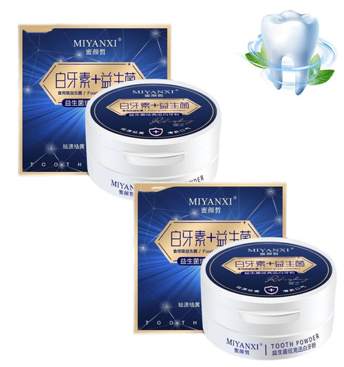 Miyanxi Tooth Powder, Miyanxi Teeth Whitening,Teeth Whitening Powder for Tooth Whitening, Toothpaste Powder Teeth Whitener, Tooth Whitening, Effective Remover Stains from Coffee, Smoking(2PC) Miyanxi Tooth Powder, Miyanxi Teeth Whitening,Teeth Whitening Powder for Tooth Whitening, Toothpaste Powder Teeth Whitener, Tooth Whitening, Effective Remover Stains from Coffee, Smoking(2PC)