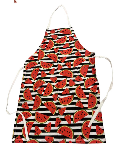 Lunch Money Watermelon Slices Fruit Themed Kitchen Apron Summer Adult Apron