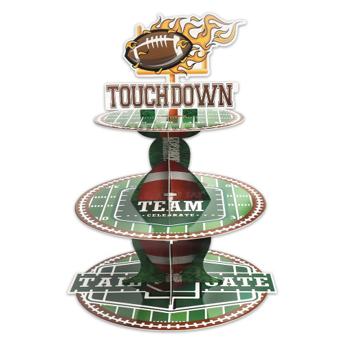 Estivaux 3-Tier Super Bowl Football Cupcake Stand for Dessert Table, Sports Rolls Ball Cupcake Tower Tray Green Brown Cardboard Cake Dessert Stand for 24 Cupcakes Sports Football Party Decorations Estivaux 3-Tier Super Bowl Football Cupcake Stand for Dessert Table, Sports Rolls Ball Cupcake Tower Tray Green Brown Cardboard Cake Dessert Stand for 24 Cupcakes Sports Football Party Decorations