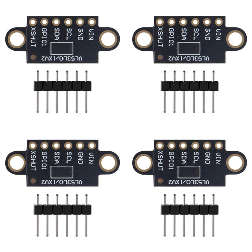 DWEII VL53L0X Time-of-Flight Flight Distance Measurement Sensor Breakout VL53L0X ToF Laser Range Finder Pack of 4