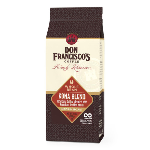 Don Francisco's Kona Blend Whole Bean Coffee (10 oz Bag)