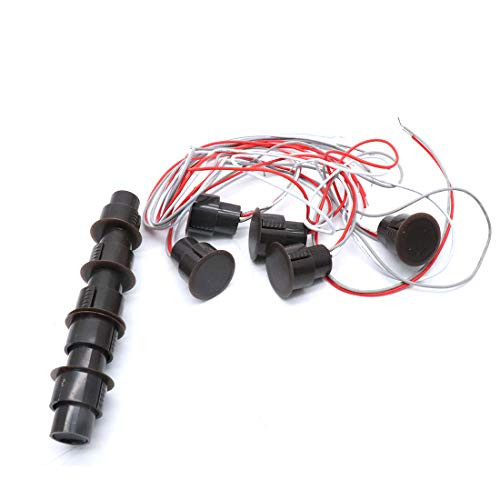 Hxchen RC-36 NC+NO Recessed Security Window Door Contact Sensor Alarm Magnetic Reed Switch 5 Sets