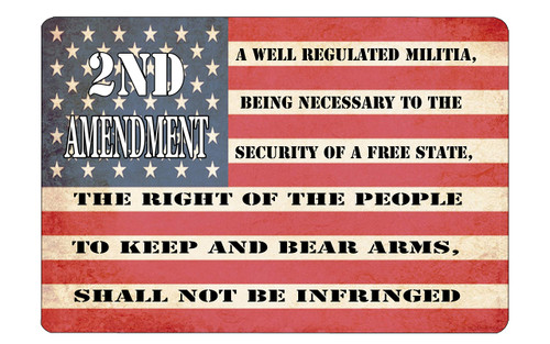 2nd Second Amendment USA American Flag Gun Cleaning Mat Bench Pad Gift for Gun Owner Patriotic