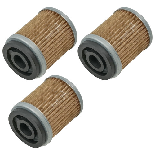 Caltric 3 Pack Oil Filter Compatible with Yamaha 200 Ytm200 Ytm-200 225 Ytm225 Ytm-225 1983 1984 1985 1986
