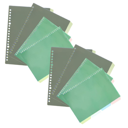 TEHAUX 8 Sets Loose-Leaf Divider A4 Binder Dividers Detachable Binder Tabs Dividers for Binder Plastic Subject Divider Notebook Dividers Page Separator Bookmark Loose Leaf A5 Pp