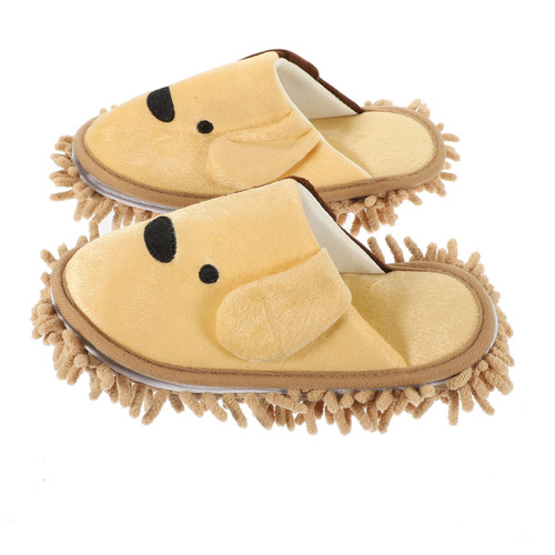 SOLUSTRE 1 Pair Slippers for Men Dust Mop Cap Chenille Cleaning Slippers Mens Sandals Washable House Slippers Socks Shoe Cleaner Dust Mop Slippers Dusting Mop Shoes Women's Floor