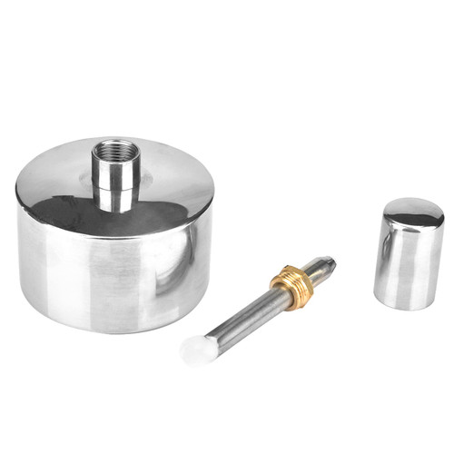 Dental Alcohol Burner 400ml Stainless Steel Thickened Alcohol Burner with Screw and Wick Chemistry Dental Lad Lamp