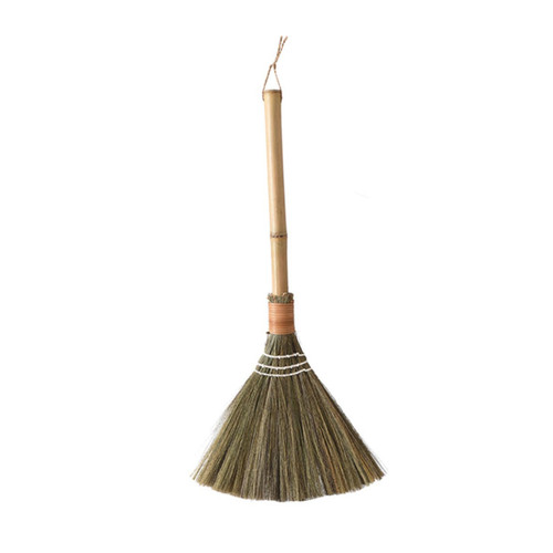Healeved 1Pc Bamboo Small Broom Hard Broom Broomstick ladlebroom Broom Indoor Broom Corn Retractable Duster Brush Home Cleaning Broom Sweeping Broom Home Broom mop to Weave Straw Counter
