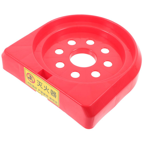 HOMSFOU Fire Extinguisher Base Fire Extinguisher Hanger Metal Extinguisher Hook Fire Extinguisher Retainer Fire Extinguishers Powder Fire Extinguisher Bracket Simple Plastic