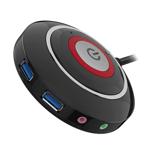 Mikikit Computer Desktop Desktopcomputers Desktop Computer Button for Internet Cafe Computer Part Reset Button for Computer Case Desktop Case Audio Port Chassis Office Abs