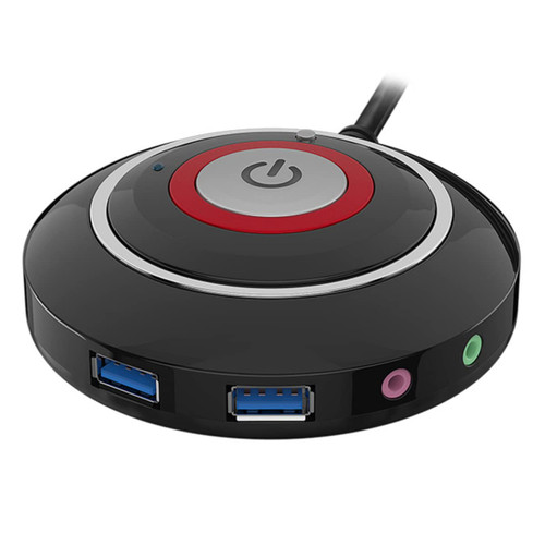 KOMBIUDA Computer Desktop Reset HDD Button Reset Button for Computer Case desktops Computers Power Button Computer Case Power Button Desktop case Office abs Audio Port Chassis