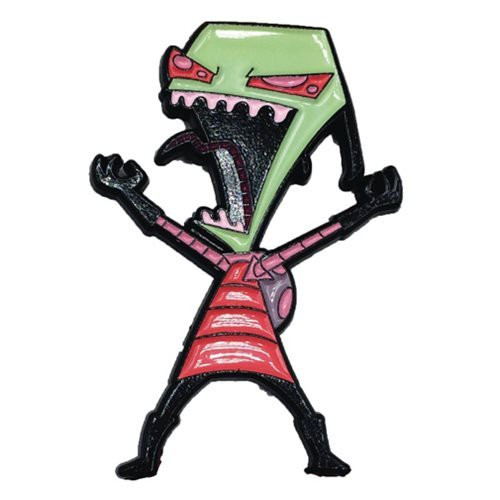 Invader Zim Laughing Zim Lapel Pin